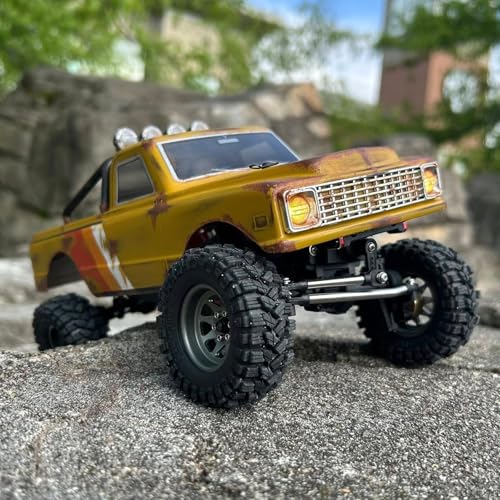 furitek FX118 Fury Wagon Ultimate Upgrade Kit Scale 1/18 RC Crawler RTR - Remote Control Car, RC Crawlers with High-End Upgrades Ready to Install for Adults (Yellow (TT-0022-1)) - color: Yellow (Tt-0022-1)