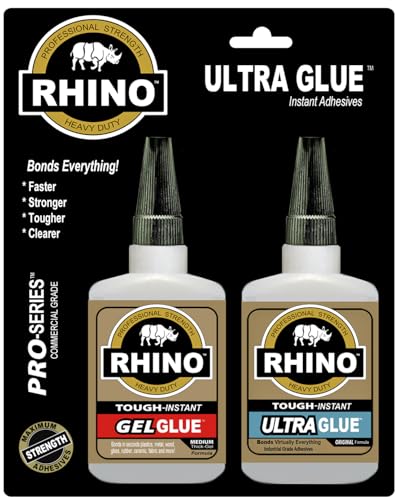 Rhino Glue Gel, Heavy Duty 40 Gram Clear