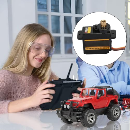 Servo Motor Metal Gear - High Speed Analog Gear Waterproof | Precision Control Angle Digital Torque for RC Helicopter Mechanical Arm Car Boat Robot Drift Buggy Crawler Model Plane