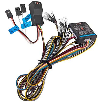 RC LED Light Kit - Turn, Fog, Reverse, Brake Lights Compatible with Traxxas TRX-4 Axial SCX10 II 90046 RC4WD D90 D110 1/10 RC Crawler Car Truck (16 Lights)
