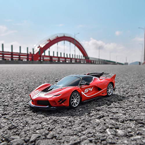 BEZGAR 1:24 Ferrari Remote Control Car Licensed FXX-K EVO | Official Ferrari Replica, 2.4G Stable Signal, Ideal Toy for Boys 6-8, 8-12 &Adults, Electric Racing, Hobby Collectible Model - color: Ferrari-1:24 Ferrari Fxx K Evo