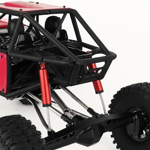 Full CNC Aluminum F9 Portal Front Rear Axle with Offset Front Differential for 1/10 RC Crawler Capra Gmade R1 Rock Buggy LCG Cheater Rigs 1.9 UTB Shafty (Black) - color: Black