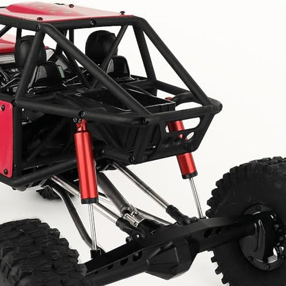 Full CNC Aluminum F9 Portal Front Rear Axle with Offset Front Differential for 1/10 RC Crawler Capra Gmade R1 Rock Buggy LCG Cheater Rigs 1.9 UTB Shafty (Black) - color: Black
