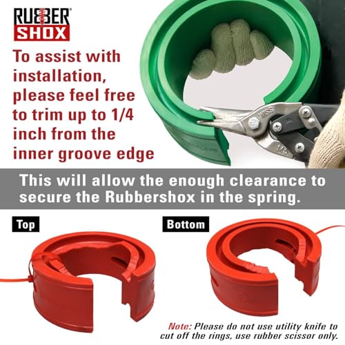 RubberShox CSB Super, Size B+, Coil Spring Buffer/Spacer | 70A hardness, universal fitment - color: CSB Super, size: B+