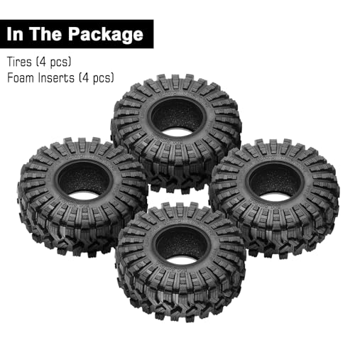 INJORA King Trekker 1.9" S5 All Terrain Tires for 1/10 RC (118 * 42mm)