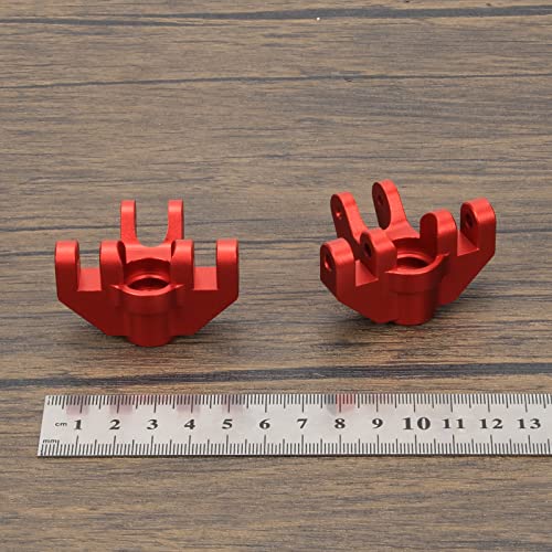 RCAWD Spindle Set Front Steering Blocks LOS244004 for Losi 1/8 LMT Upgrade Parts Red - color: Red