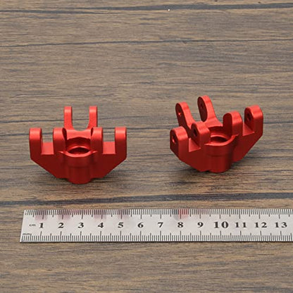 RCAWD Spindle Set Front Steering Blocks LOS244004 for Losi 1/8 LMT Upgrade Parts Red - color: Red