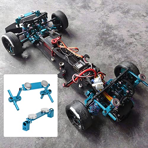 Milltrip RC Magnetic Body Mounts,Magnetic Body Shell Mount,Aluminum Magnetic Body Shell Mount Kit, Body Post Mount for 1/10 RC Racing Car(Sky Blue) - color: Sky Blue