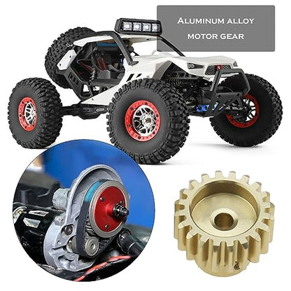 ECSiNG 5PCS 32DP 3.175mm Pinion Motor Gear Set 16T 17T 18T 19T 20T for 1/10 RC Car 3650 540 550 Brushless Motor Shaft Sprocket Replacement Parts