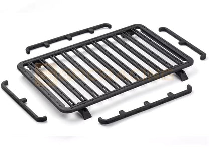 Carbon Hybrid Nylon Plastic Realistic Roof Rack for 1/10 RC Crawler TRX-4 TRX-6 axial scx10 Remanufactured Parts (G172FC (Large) - color: G172fc (Large)