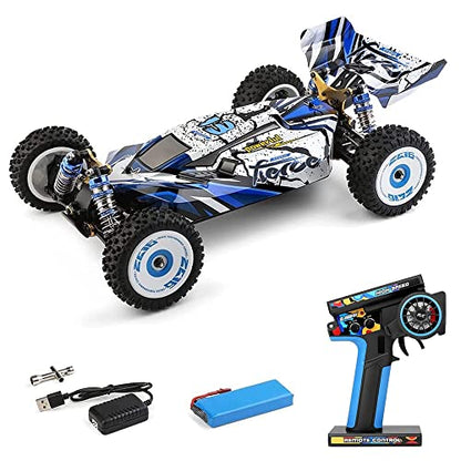GoolRC WLtoys 124017 V2 Brushless Fast RC Cars, 1:12 Scale RC Buggy, 4WD 75KM/H High Speed Remote Control Car, 2.4GHz All Terrain Off-Road Racing Drift Car with Metal Chassis for Adults
