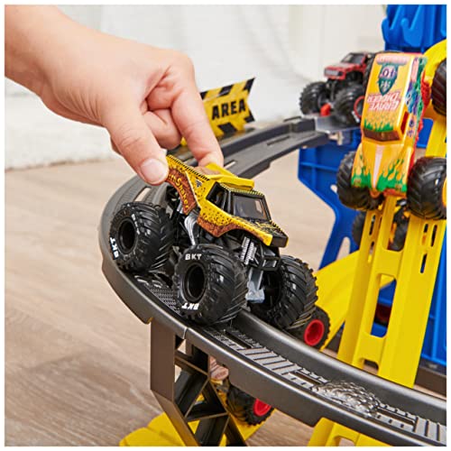 Monster Jam Garage Playset and Storage with Exclusive Grave Digger Monster Truck, Lights & Sounds, Kids Toys for Boys and Girls Ages 4 and Up - style: Garage Playset