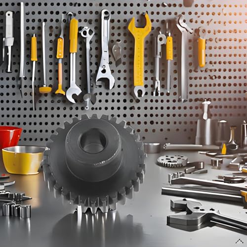 Steel Spur Gear, 0.8 Mod Spur Gear, 30 Tooth Steel Spur Gear Drive, 6mm D Bore, Industrial Hardware Part 4303 1006 0030, with Fine Craftsmanship, for RC Car Truck Gear Drive
