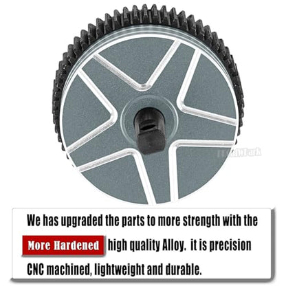 RC Differential Case Upgrades Part for 1/10 Slash 2WD VXL/Stampede 2WD VXL/Rustler 2WD VXL/Bandit 2WD VXL,Planetary Gear Diff Hops up,#2388X,Titanium - color: Titanium - (Differential Case)