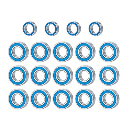19Pcs Steel Rubber Sealed Bearing for Tra-xxas Slash Rustler Bandit | 2wd 1/10 RC Car Upgrade Parts