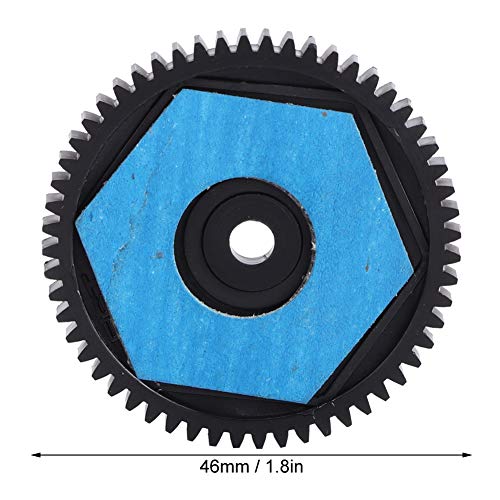 RC Car Spur Gear, Metal 56T Spur Gear and 12T Motor Gear RC Replacement Spare Upgrade Parts Accessories for SCX10 RC Car Model Spur Gear 32P Scx10 Ii Spur Gear