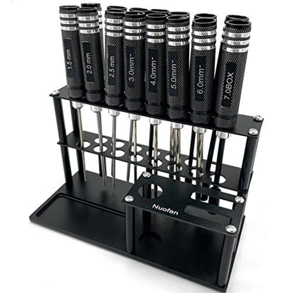 Screwdrivers Organizer Tool Kit - RC Tools, Cross & Hex Screw Drivers, Pliers, Built-In Screw Tray