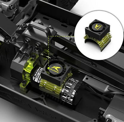 CROBOLL RE002 Motor Heat Sink and Cooling Fan for Metal Version RZ001 and XTS-F10