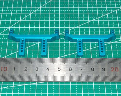 Body Post Compatible with SCY 16101 16102 16103 1/16 Parts RC Car F/R Body Pillars Front Rear Aluminum Alloy Upgrade Replace(Blue) - color: Blue