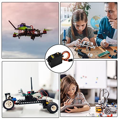 Aideepen [6-Pack] MG996R Metal Gear High Speed Torque Digital Servo Motor for JR RC Helicopter Car Boat Robot