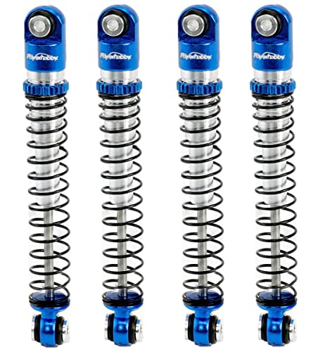 Powerhobby 1/24 Axial SCX24 Aluminum 54mm Long Travel Shocks (Blue) - color: Blue