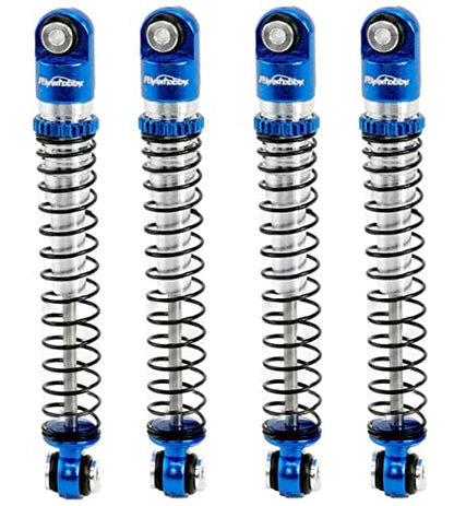 Powerhobby 1/24 Axial SCX24 Aluminum 54mm Long Travel Shocks (Blue) - color: Blue