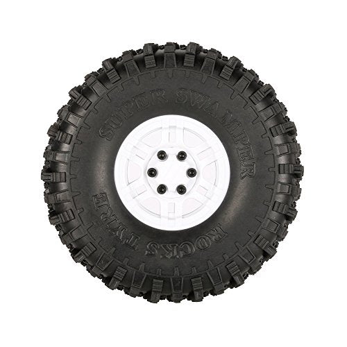 Goolsky 4Pcs AUSTAR AX-5020C 1.9 Inch 120mm Tires with Hub for 1/10 Traxxas Redcat SCX10 AXIAL RC4WD TF2 Rock Crawler