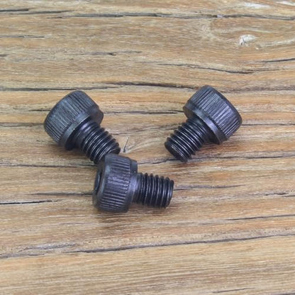55 Pieces M5 x 6mm Socket Head Cap Screws, Thread Pitch 0.8mm, Sutemribor M5 Black Screws, 12.9 Grade Alloy Steel, Black Oxide Finish, Fully Threaded - size: M5 x 6mm, style: Socket Head