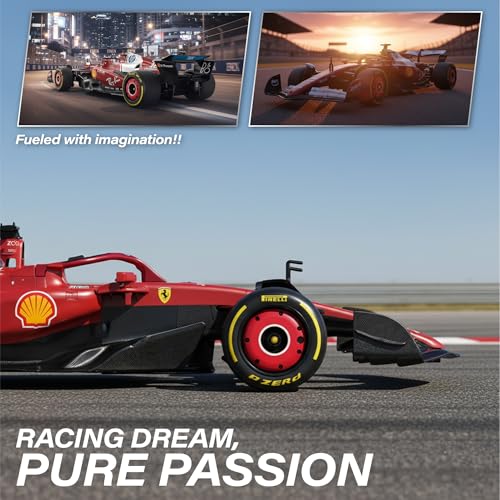 Voltz Toys Licensed 1:18 Ferrari SF-25 Remote Control Vehicle - RC Series for Kids and Adults - 2.4GHz Racing Toy for Gift (1:18 Ferrari SF-25) - color: 1:18 Ferrari Sf-25