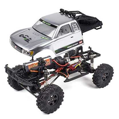 Cheerwing 1:10 Scale Rock Crawler 4WD Off-Road Remote Control Truck | 2.4Ghz,Brushed Motor,Waterproof ESC,20-25km/h Speed,.2V 2500mAh,Large Hobby RC Car for Adults