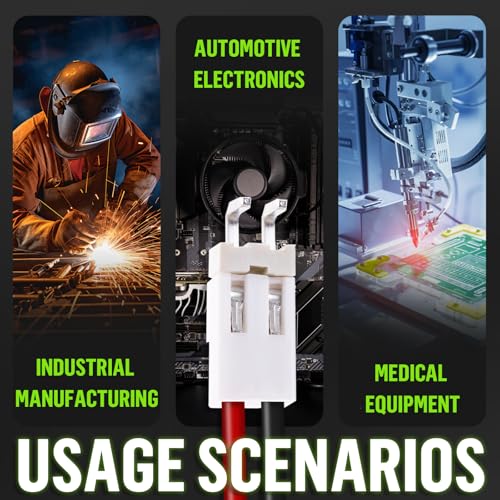 20 Sets/80 Pcs JST VH SMT 3.96mm Pitch 2 Pin 22AWG Silicone Cable Plug Socket Extension Cord Terminal Adapter Accessories Kit, Female Connector with Pre-Crimped Wire 20cm and Male Housing - size: 2-Pin, style: JST-VH-SMT