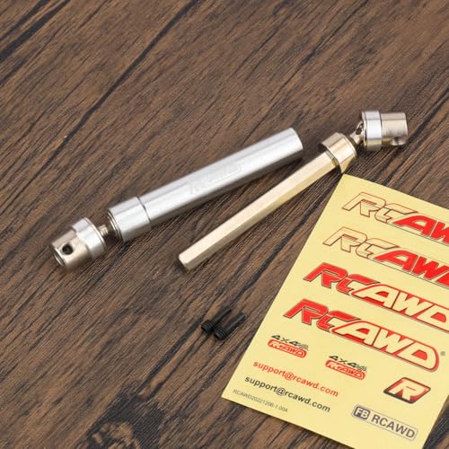 RCAWD Steel Rear Driveshaft for Losi 1/10 Baja Rey Drive Shaft Hammer Rey Rock Rey Series Upgrades Part