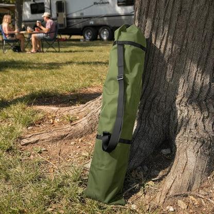 Xxerciz Camping Chair Replacement Bag 48 Inches Folding Chair Carry Bag with Adjustable Shoulder Strap Nylon Storage Tent Bag Heavy Duty Chair Bag for Travel Camping Sports (Exclude Chair) - color: Army Green