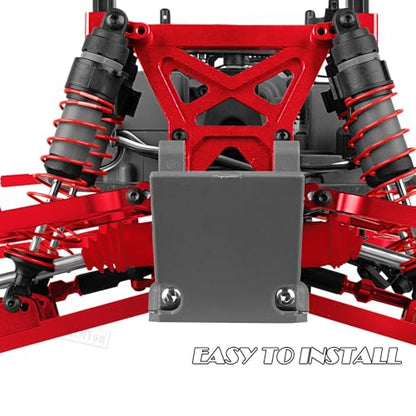 RC Front Rear Shock Tower Shock Mounts Upgrades Part for 1/10 T-Maxx/E-Maxx,Aluminum Front Rear Shock Mounts Hops up,#4917R,Red - color: Red - (Upgrades)