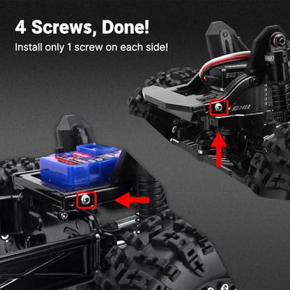 for TRX4M for Defender for Bronco 1/18 RC Crawler Car Upgrades Parts IR40 Hard Body Shell with Cage RC Car Parts(Beige) - color: Beige