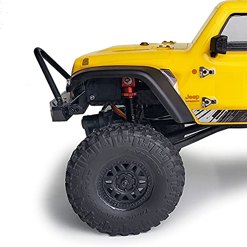 MORLORDY RC Aluminum Alloy Front Bumper for 1/24 RC Crawler Car SCX24 Upgrades AXI00005 Gladiator AXI90081 Deadbolt AXI00002 JLU Accessories