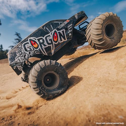ARRMA Gorgon 2 Wheel Drive MT 1/10 Truck Ready-to-Assemble Kit with Battery & Charger Included, Clear, ARA3230SKT2