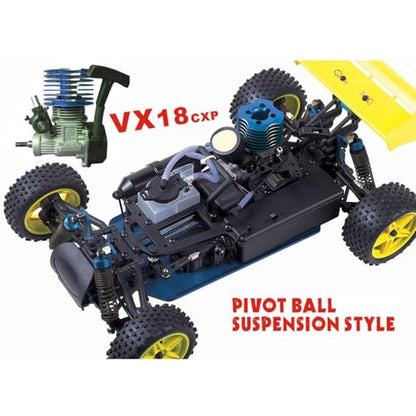 RC Car Two Speed Nitro RC Truck for Adult 1/10 75CC Oil-Powered RC Crawler Truck 90KM/H Fast 4WD Hobby Grade Racing Car Off Road Buggy Nitro Gas Power Remote Control Car RC Vehicle 94166