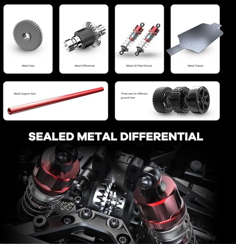 Mjx Brushless Rc Cars 14304, 4wd Rc Car All-Road RC Drift Car,1/14 High Speed Electric Rc Cars Drift for Adults