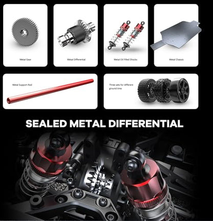 Mjx Brushless Rc Cars 14304, 4wd Rc Car All-Road RC Drift Car,1/14 High Speed Electric Rc Cars Drift for Adults