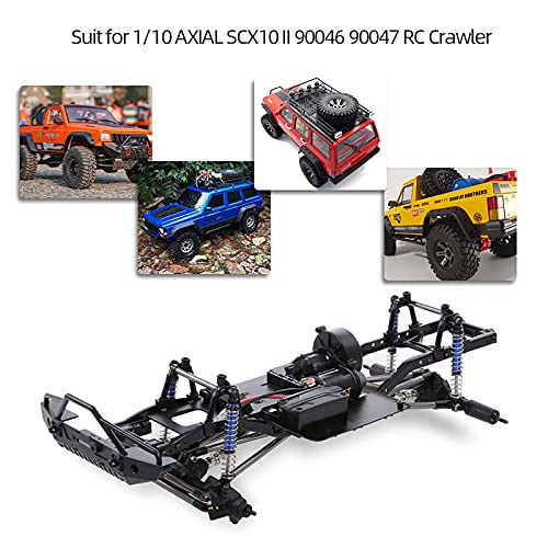 313mm Wheelbase Chassis Frame for 1/10 AXIAL SCX10 II 90046 90047 RC Crawler Climbing Car DIY - size: no Tires