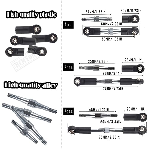 Upgrades for 1/10 Slash 2WD(VXL),RC Shocks,Suspension Arm,Caster Block,Steering Blocks,Stub Axle Carriers,Steering Bellcranks,Shock Tower,Camber Links,Drive Shaft,Hex Hub Adapters,Titanium - color: Titanium - Upgrades