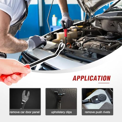 Nilight 121PCS Car Bumper Retainer Clips 6mm 6.5mm 7mm 8mm 9.5mm 9.8mm Expansion Screws Replacement Kit Door Trim Panel Clips Bumper Push Rivet Clips for Toyota Honda GM Mazda - color: 121Pcs Clips Tools