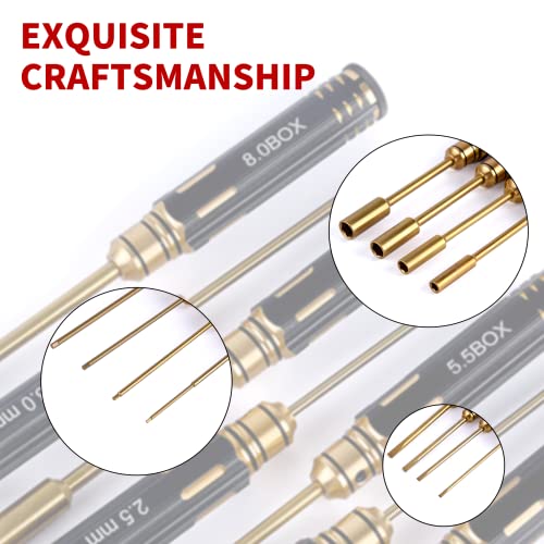 23 in 1 RC Tools Kits Hex Screwdriver Set，Repair Tools Sets with Carry Bags for RC Car Helicopter Quadcopter Drone Airplane