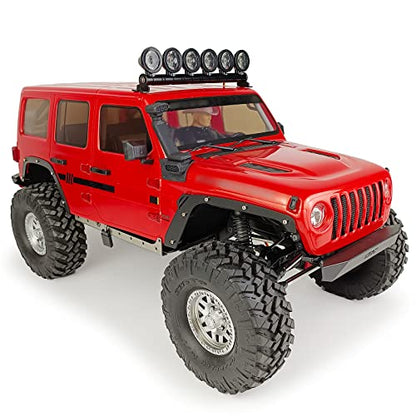 RC Car LED Light Bar Headlight Roof Lamp Kit 6 LEDs Body Shell Roof Lights for TRX4 SCX10 90027 SCX10 II 90046 D90 1/10 RC Rock Crawler Car Upgrades (Multicolor) - color: Multicolor