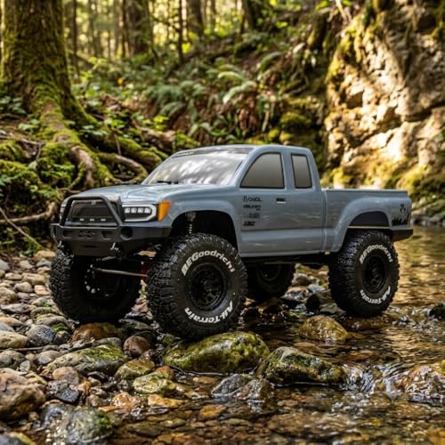 REDSPIDER 1.9'' Crawler Mud Tires for 1/10 RC Rock Crawler, Soft Sticky Rubber Off Road Tires, Compatible with SCX10 SCX10 II AX10 TRX4, High Traction for Rock Sand Mud Terrain