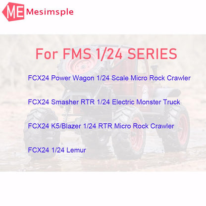 FCX24 Brass Steering Link & Servo Horn for FMS 1/24 FCX24 Series 1/18 FCX18 LC80 Servo Arm Upgrades Part