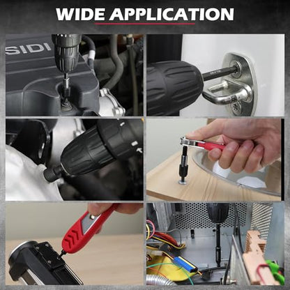 232-Piece Ultimate Screwdriver Bit Set, Cr-V Impact Driver Bit Set Includes Security Bits,Nut Driver, Ratchet Wrench and Bits Holder - style: 232 PCS Impact Ready Set