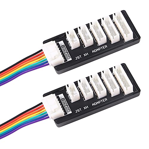2pcs RC Product JST-XH-2-6S Lipo Battery Charge Balance Board, JST XH Board Balance Expansion Charger Adapter gor RC 6S LiPo Battery Charge