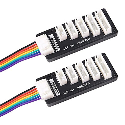 2pcs RC Product JST-XH-2-6S Lipo Battery Charge Balance Board, JST XH Board Balance Expansion Charger Adapter gor RC 6S LiPo Battery Charge